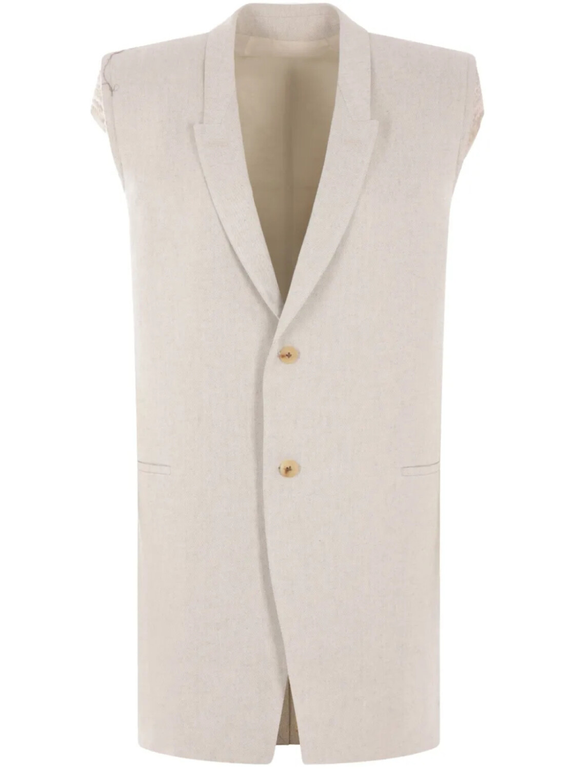 Хлопковый жилет Rick Owens, нейтральный
Хлопковый жилет Rick Owens, нейтральный