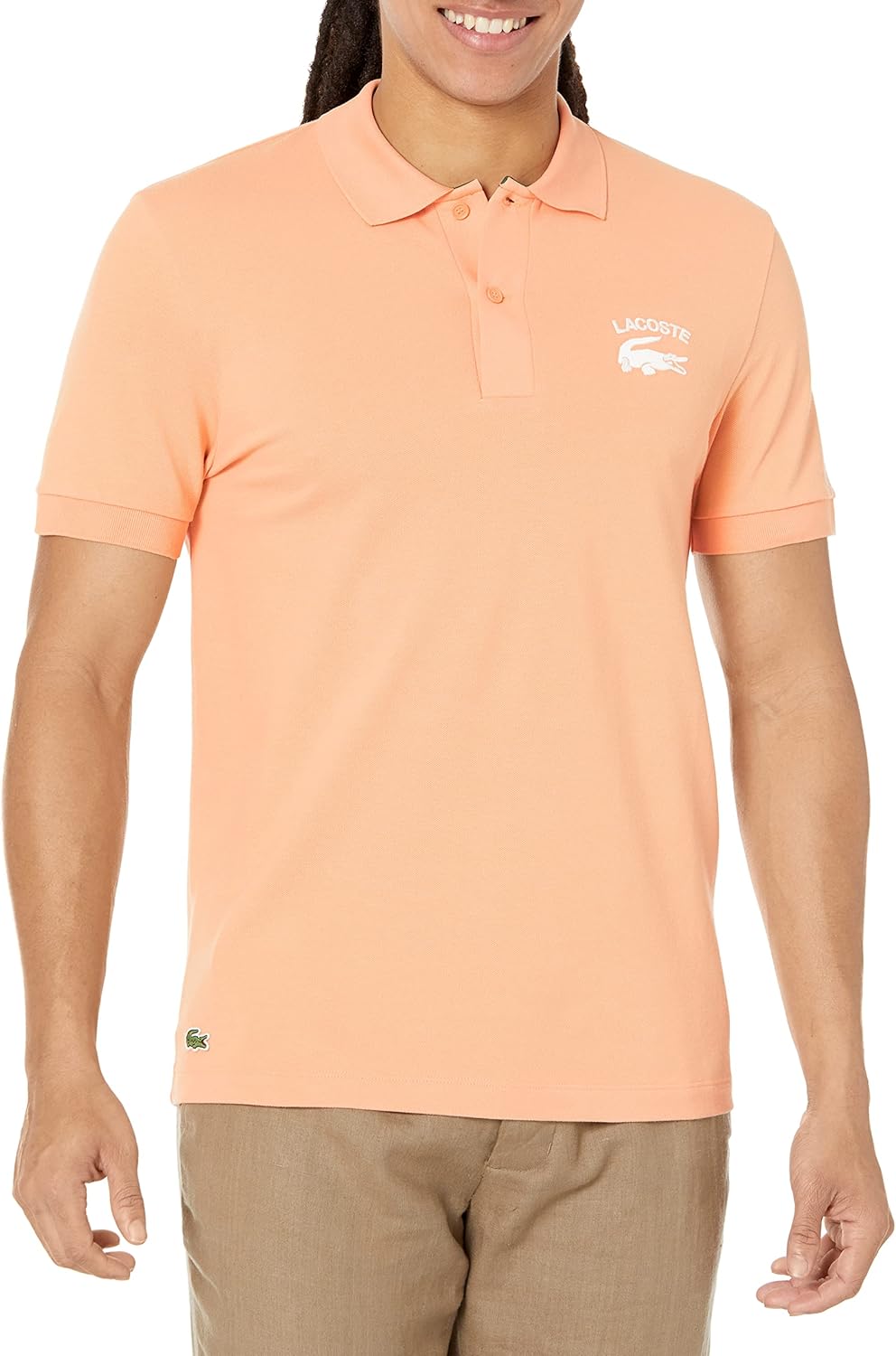 Lacoste мужская поло Regular Fit из эластичного пике, Ledge
Lacoste мужская поло Regular Fit из эластичного пике, Ledge