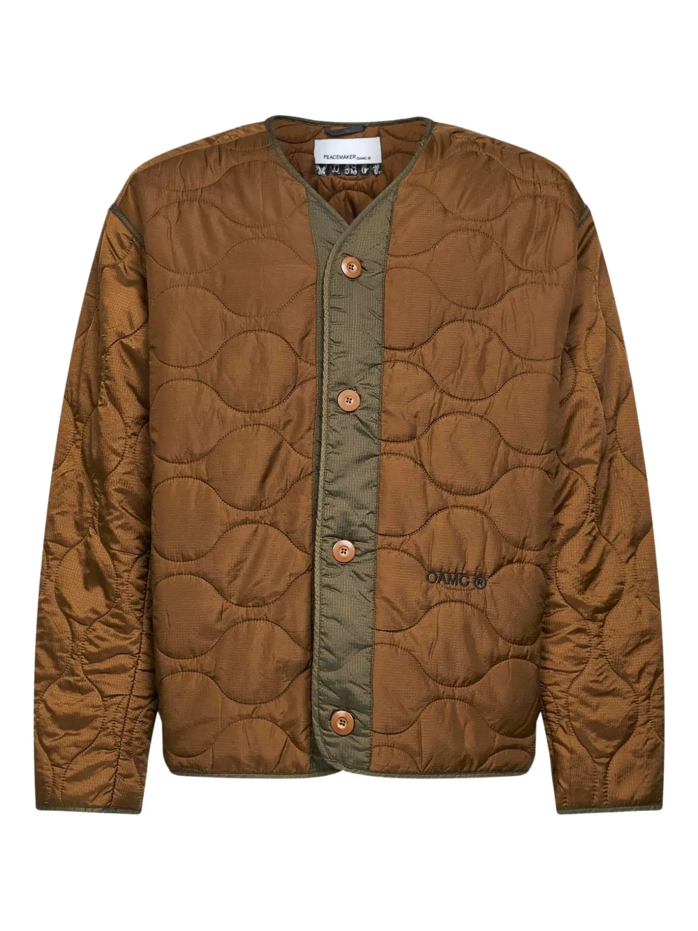 Куртка с логотипом Oamc Peacemaker, коричневый
Куртка с логотипом Oamc Peacemaker, коричневый