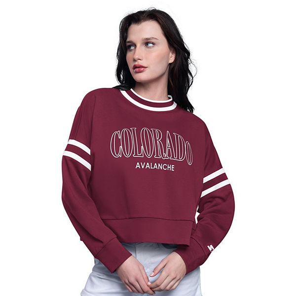 Женский бордовый свитшот cropped pullover colorado avalanche power play Starter
Женский бордовый свитшот cropped pullover colorado avalanche power play Starter