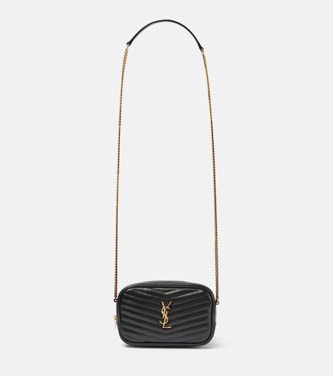 Мини-сумка через плечо lou из кожи Saint Laurent, черный
Мини-сумка через плечо lou из кожи Saint Laurent, черный