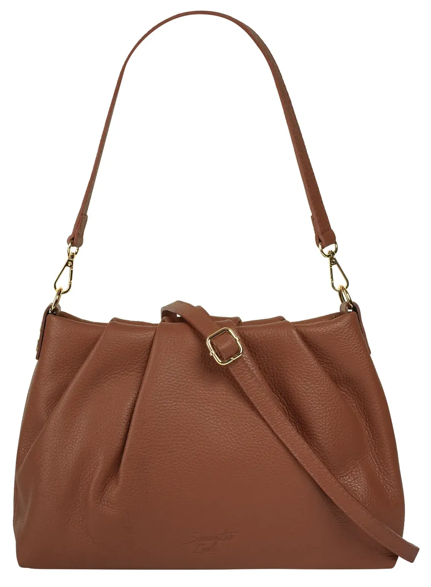 Сумка через плечо Samantha Look, натуральная кожа, производство Италия, цвет Cognac
Сумка через плечо Samantha Look, натуральная кожа, производство Италия, цвет Cognac