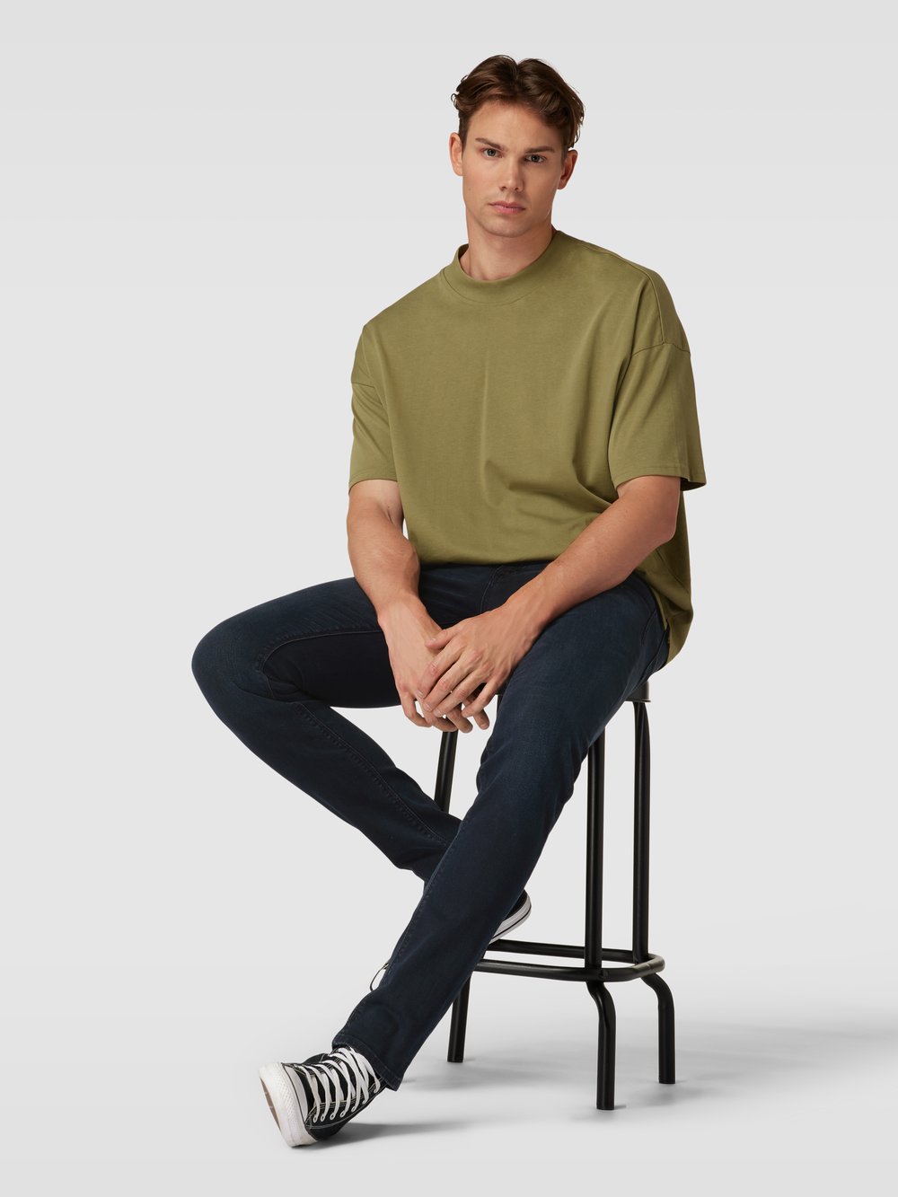 Джинсы облегающего кроя с пятью карманами, модель «GLENN» Jack & Jones, черный
Джинсы облегающего кроя с пятью карманами, модель «GLENN» Jack & Jones, черный
