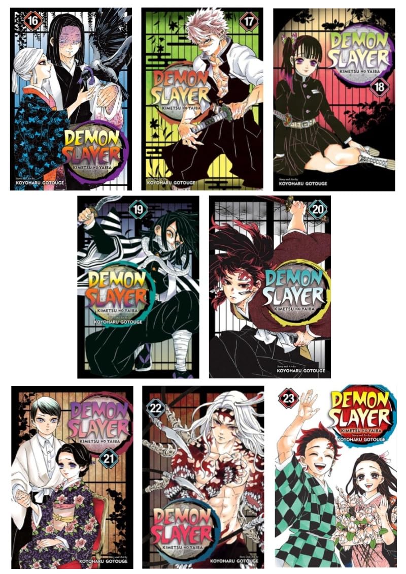Demon Slayer: Kimetsu no Yaiba Manga Series 8-Book Collection Set IV (Vol.16 to Vol.23) - Epic Shōnen Fantasy Saga Featuring Tanjiro & Hashira Training (VIZ Media LLC)
Demon Slayer: Kimetsu no Yaiba Manga Series 8-Book Collection Set IV (Vol.16 to Vol.23) - Epic Shōnen Fantasy Saga Featuring Tanjiro & Hashira Training (VIZ Media LLC)
