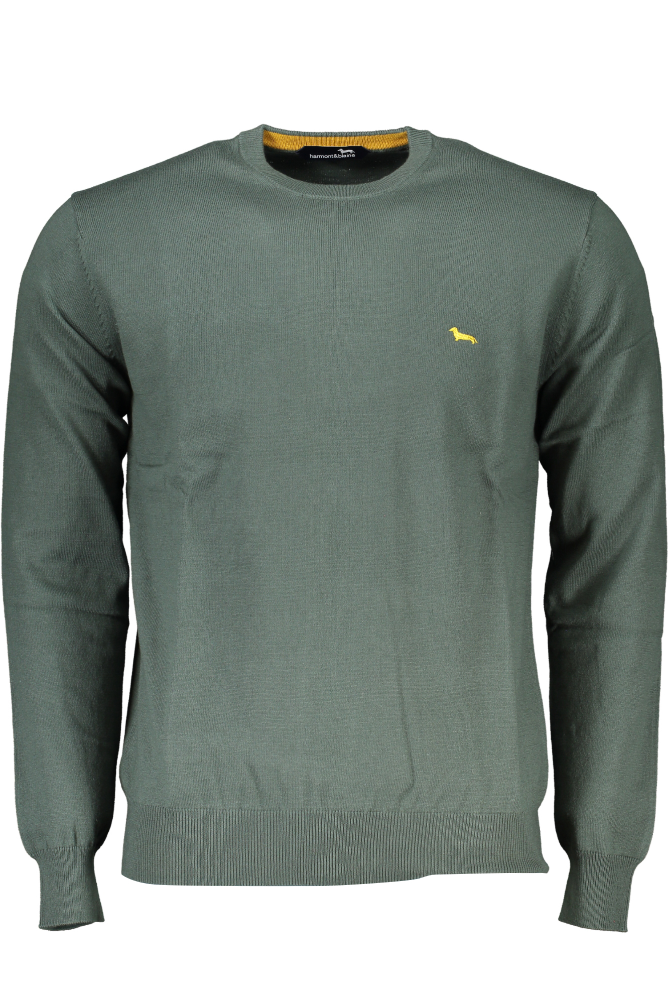 Мужской джемпер Harmont & Blaine с круглым вырезом и логотипом, зеленый
Мужской джемпер Harmont & Blaine с круглым вырезом и логотипом, зеленый