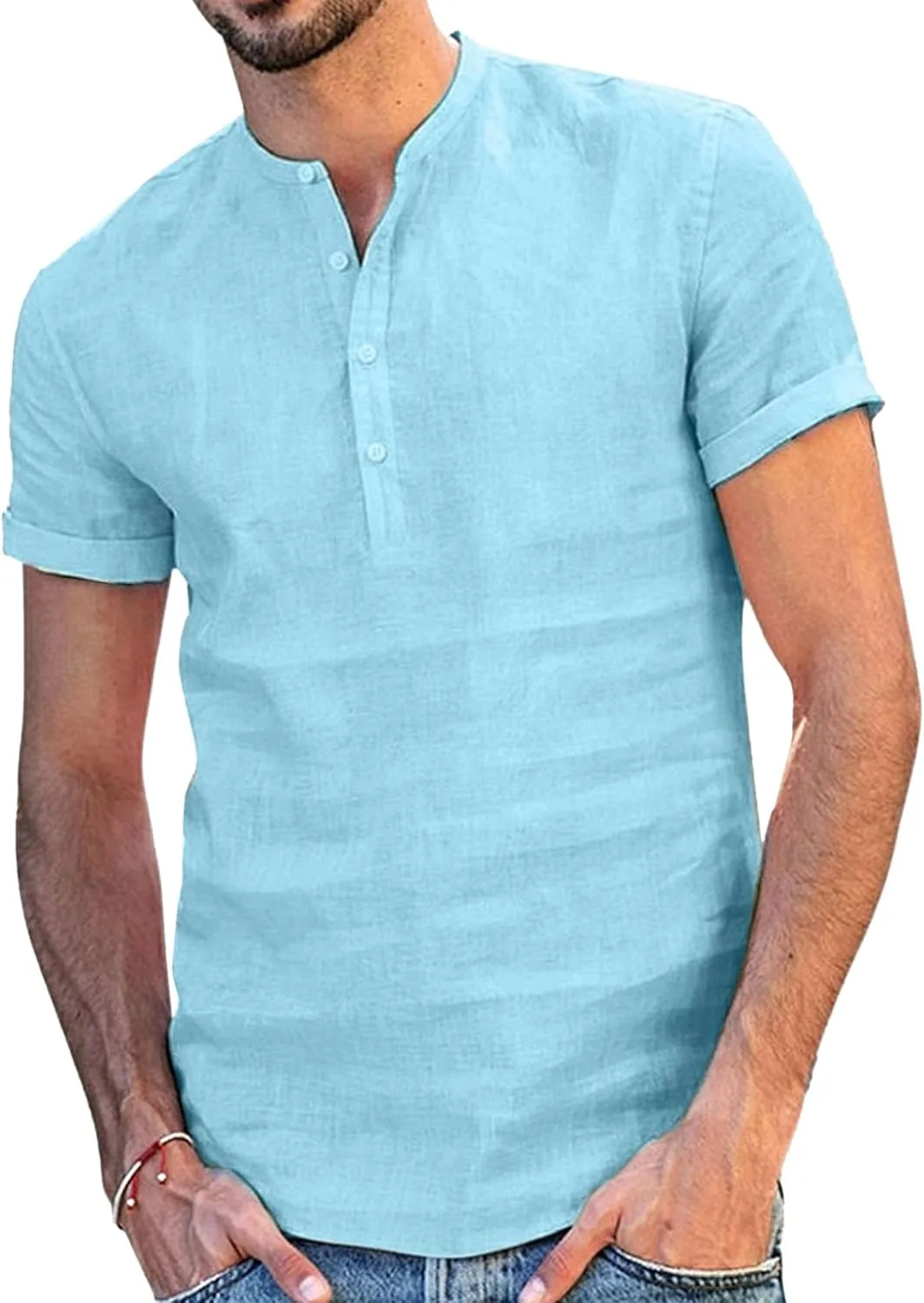 Мужская футболка с воротником стойкой, тонкая хлопковая Zylphorix
Мужская футболка с воротником стойкой, тонкая хлопковая Zylphorix