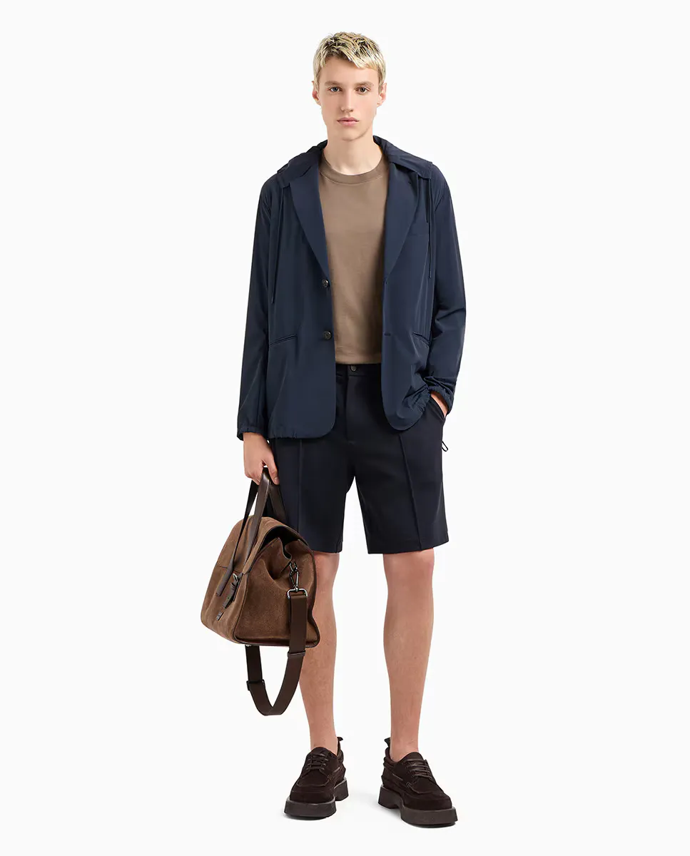 Мужские шорты-бермуды из махровой ткани стандартного покроя Emporio Armani, темно-синий
Мужские шорты-бермуды из махровой ткани стандартного покроя Emporio Armani, темно-синий