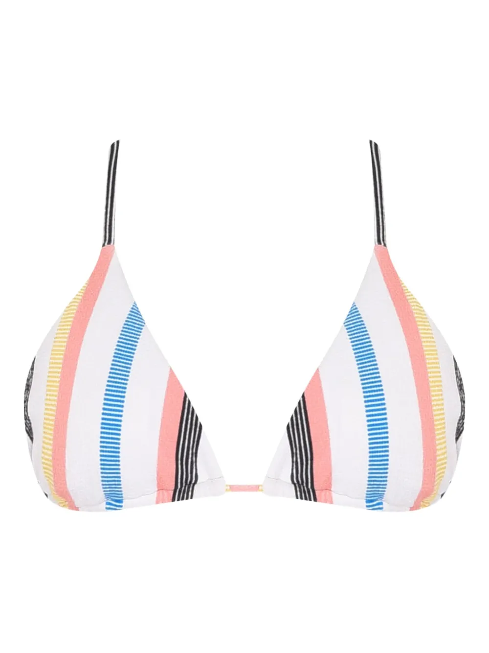 Полосатый топ-бикини с треугольными чашечками Cia Marítima, белый
Полосатый топ-бикини с треугольными чашечками Cia Marítima, белый