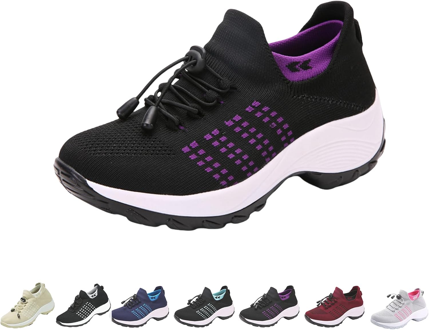 Женская обувь Comfort Wear Orthowear, кроссовки для ходьбы, носки-кроссовки, надеваемые дышащие сетчатые кроссовки, беговая обувь Generic, пурпурный
Женская обувь Comfort Wear Orthowear, кроссовки для ходьбы, носки-кроссовки, надеваемые дышащие сетчатые кроссовки, беговая обувь Generic, пурпурный