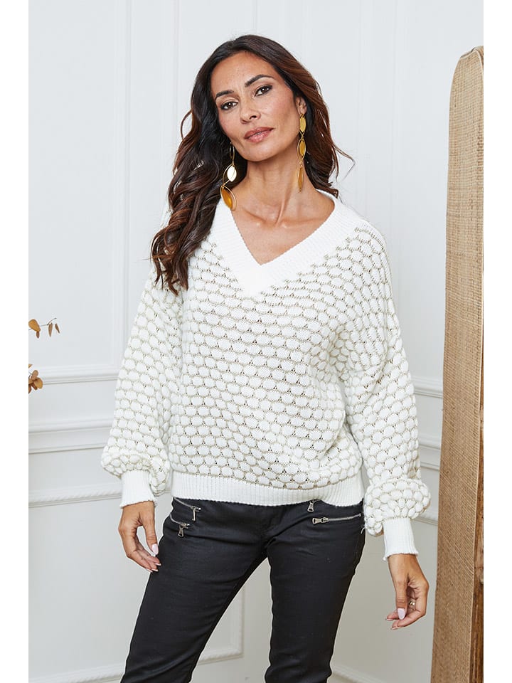 Свитер Azul белого/бежевого цвета So Cachemire
Свитер Azul белого/бежевого цвета So Cachemire