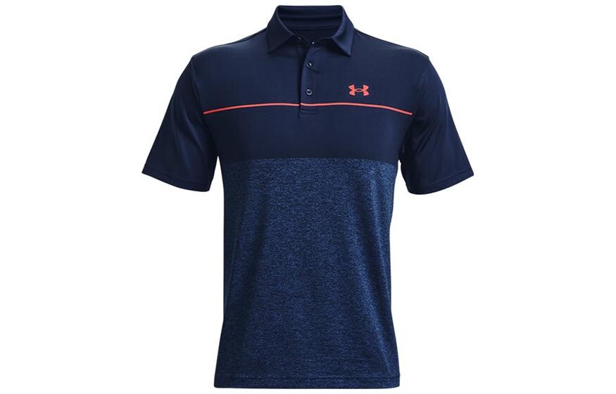 Рубашка поло мужская темно-синяя Under Armour, темно-синий 
Рубашка поло мужская темно-синяя Under Armour, темно-синий