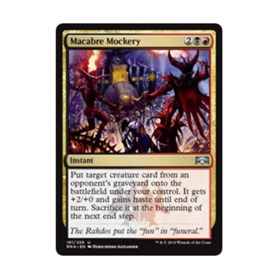 CCG Жуткое издевательство (U), MTG - Ravnica Allegiance
CCG Жуткое издевательство (U), MTG - Ravnica Allegiance