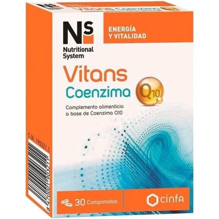 Ns Vitans Коэнзим Q10 30 таблеток Nutritional System
Ns Vitans Коэнзим Q10 30 таблеток Nutritional System