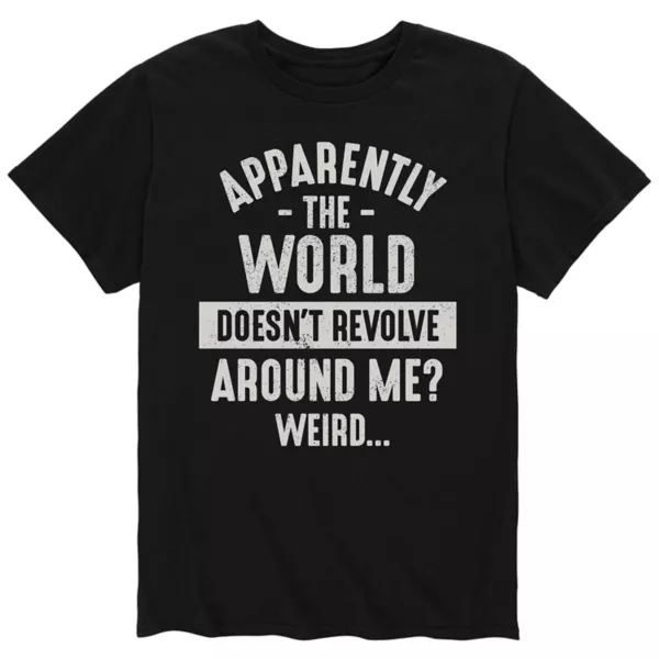 Футболка мужская "И что, мир крутится не вокруг меня" Licensed Character, черный
Футболка мужская "И что, мир крутится не вокруг меня" Licensed Character, черный