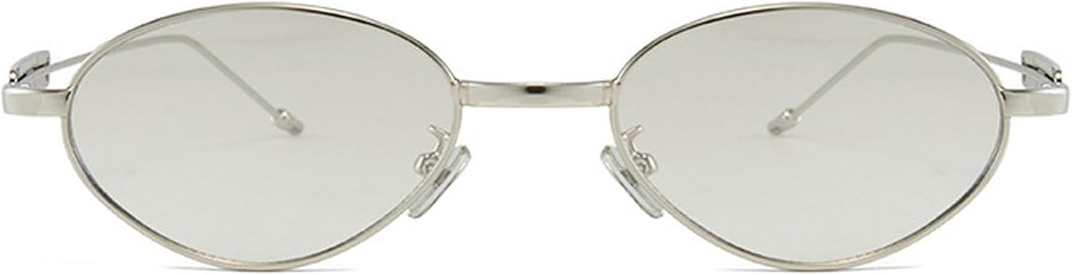 Ретро овальные солнцезащитные очки для женщин и мужчин, модные солнцезащитные очки в металлической оправе, маленькие, в стиле 90-х, винтажные солнцезащитные очки mincl, Silver
Ретро овальные солнцезащитные очки для женщин и мужчин, модные солнцезащитные очки в металлической оправе, маленькие, в стиле 90-х, винтажные солнцезащитные очки mincl, Silver