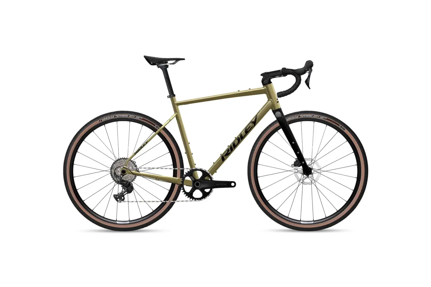 Гравийный велосипед Ridley Kanzo adventure alu - shimano grx600 - 28 дюймов - diamant - 2026, grün | bronze green / pc62 / kav01bs
Гравийный велосипед Ridley Kanzo adventure alu - shimano grx600 - 28 дюймов - diamant - 2026, grün | bronze green / pc62 / kav01bs