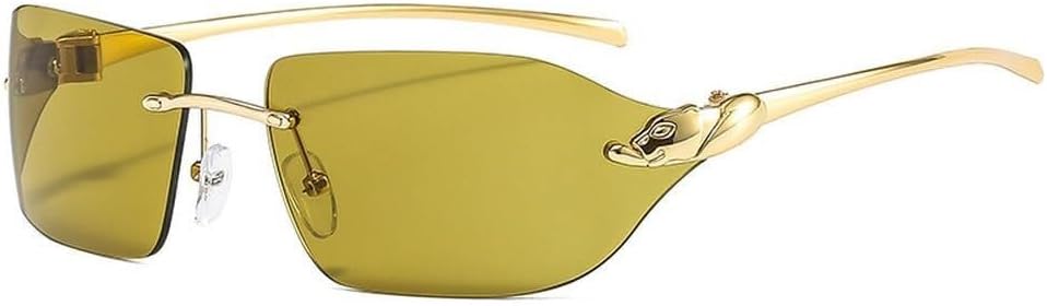 Винтажные уникальные солнцезащитные очки с принтом гепарда для женщин, без оправы, с прозрачными линзами, как у океанских птиц, мужские солнцезащитные очки с защитой от УФ-излучения UV400 LXLHWN, Golden Green Yellow
Винтажные уникальные солнцезащитные очки с принтом гепарда для женщин, без оправы, с прозрачными линзами, как у океанских птиц, мужские солнцезащитные очки с защитой от УФ-излучения UV400 LXLHWN, Golden Green Yellow