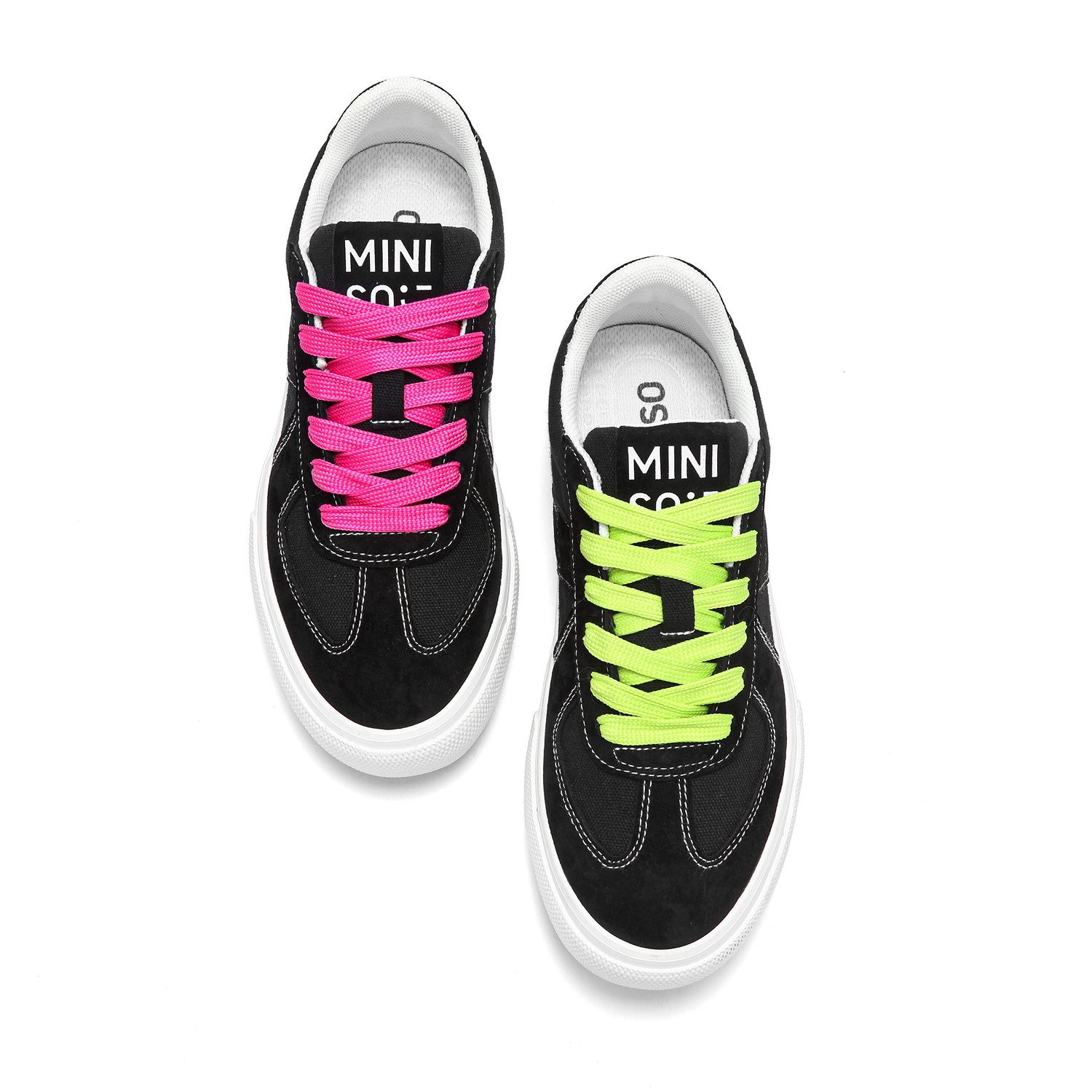 MINISO Непарные скейтерские кроссовки унисекс лоу-топ черные фиолетовые зеленые - непарные белые черные зеленые фиолетовые, цвет Mismatched White Black Green Purple
MINISO Непарные скейтерские кроссовки унисекс лоу-топ черные фиолетовые зеленые - непарные белые черные зеленые фиолетовые, цвет Mismatched White Black Green Purple