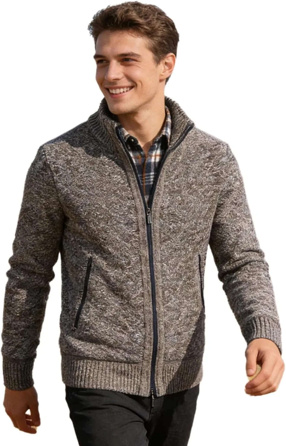 Мужской кардиган зимний утепленный slim fit с молнией и стойкой Prolychil
Мужской кардиган зимний утепленный slim fit с молнией и стойкой Prolychil