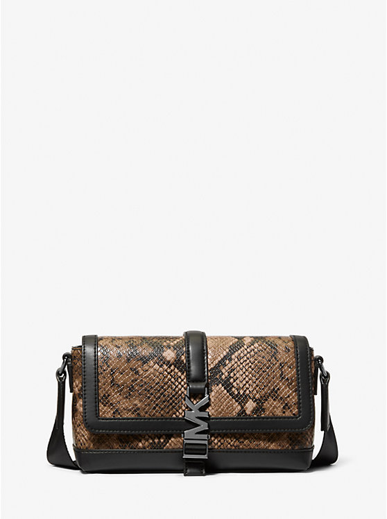 Небольшая сумка Cyrus через плечо с тиснением под змеиную кожу Michael Kors, серый
Небольшая сумка Cyrus через плечо с тиснением под змеиную кожу Michael Kors, серый