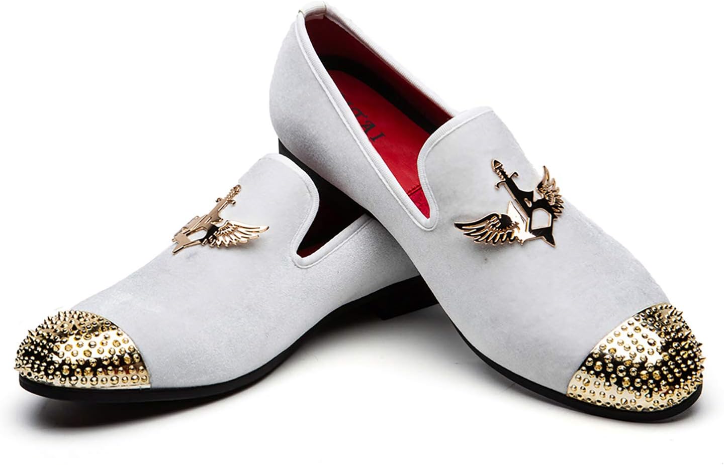 Мужские лоферы из натуральной кожи с металлической текстурой и блестками, без шнурков Jitai, белый
Мужские лоферы из натуральной кожи с металлической текстурой и блестками, без шнурков Jitai, белый