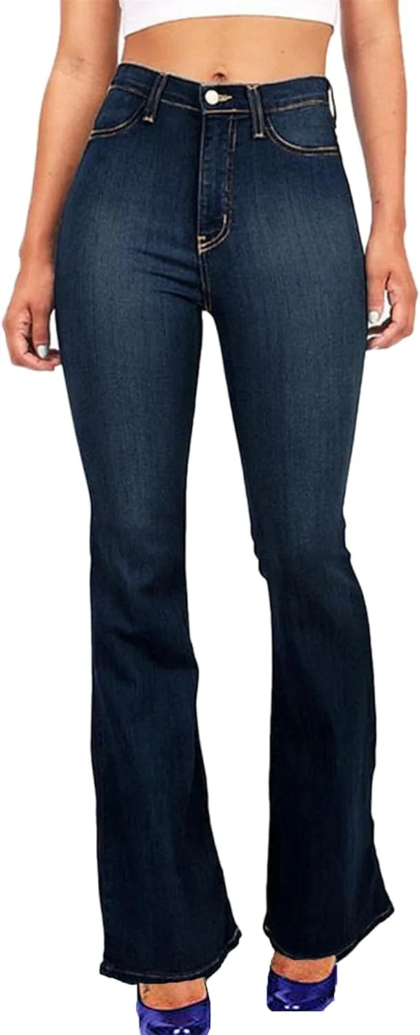 Andongnywell женские джинсы клеш с высокой талией, растягивающиеся, с карманами
Andongnywell женские джинсы клеш с высокой талией, растягивающиеся, с карманами