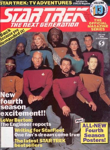 STAR TREK: The Next Generation Official Magazine Series #13 (February 1991) (Starlog)
STAR TREK: The Next Generation Official Magazine Series #13 (February 1991) (Starlog)