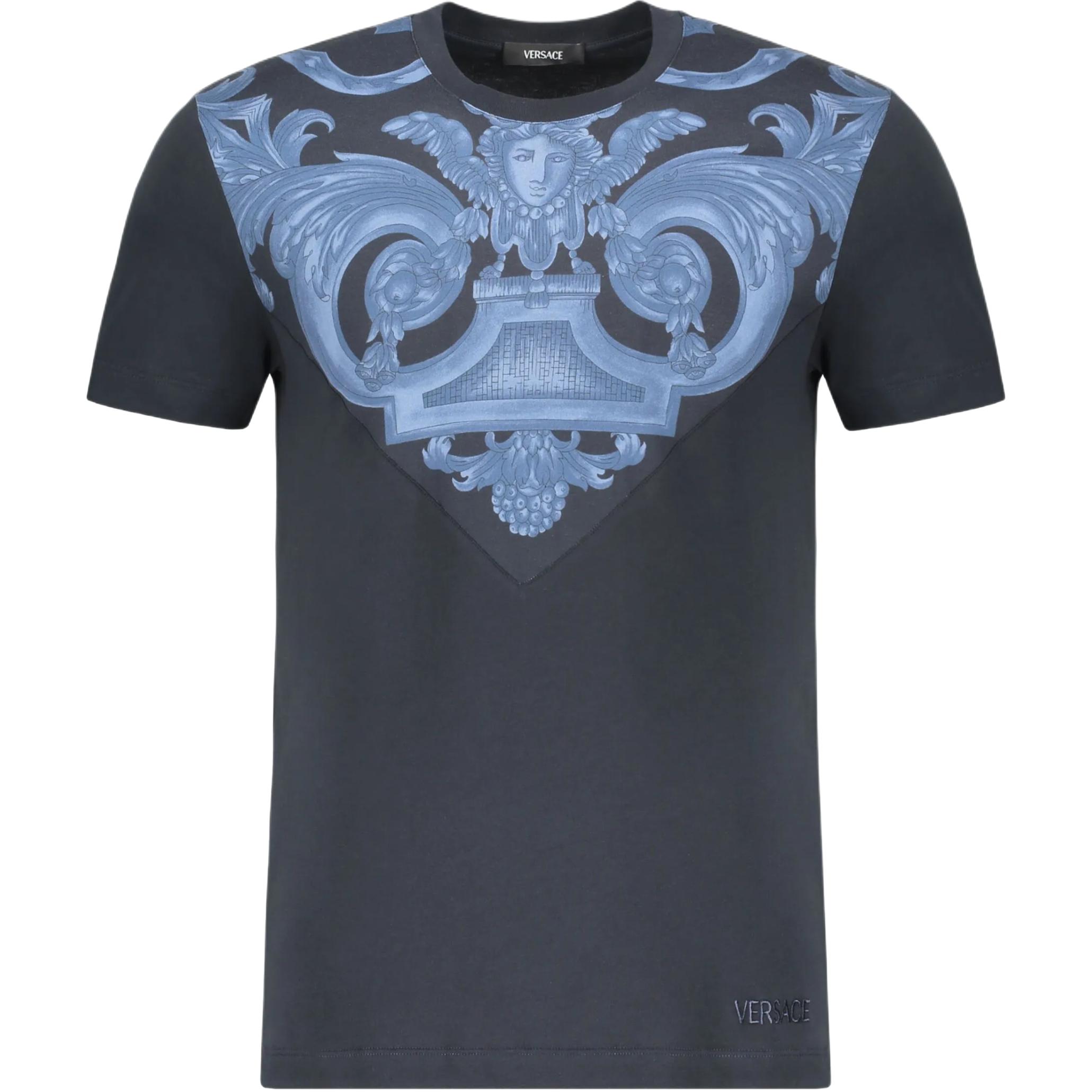Футболка с принтом barocco VERSACE, синий
Футболка с принтом barocco VERSACE, синий