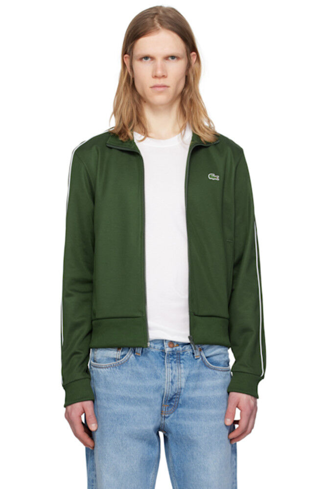 Зеленая спортивная куртка Paris Piqué на молнии Lacoste
Зеленая спортивная куртка Paris Piqué на молнии Lacoste