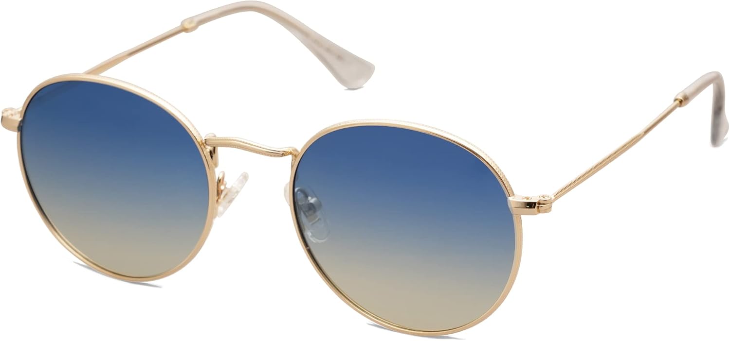 Солнцезащитные очки SOJOS маленькие круглые поляризованные для женщин и мужчин, классический винтажный ретро-стиль, защита от ультрафиолета UV400, модель SJ1014, Gold/Blue&brown
Солнцезащитные очки SOJOS маленькие круглые поляризованные для женщин и мужчин, классический винтажный ретро-стиль, защита от ультрафиолета UV400, модель SJ1014, Gold/Blue&brown