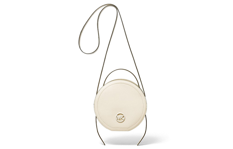 MICHAEL KORS Кожаная круглая сумка через плечо среднего размера чисто белого цвета
MICHAEL KORS Кожаная круглая сумка через плечо среднего размера чисто белого цвета