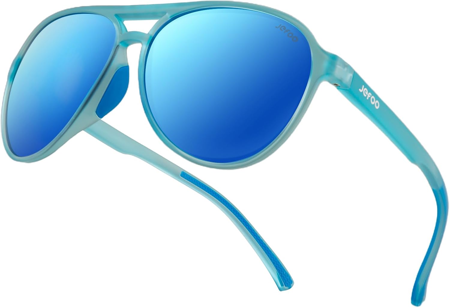 Поляризованные солнцезащитные очки-авиаторы Jefoo для женщин и мужчин, ретро-стиль, спортивные солнцезащитные очки для защиты от УФ-излучения UV400 на открытом воздухе, Sky Blue Frame / Ice Blue Mirrored Lens
Поляризованные солнцезащитные очки-авиаторы Jefoo для женщин и мужчин, ретро-стиль, спортивные солнцезащитные очки для защиты от УФ-излучения UV400 на открытом воздухе, Sky Blue Frame / Ice Blue Mirrored Lens