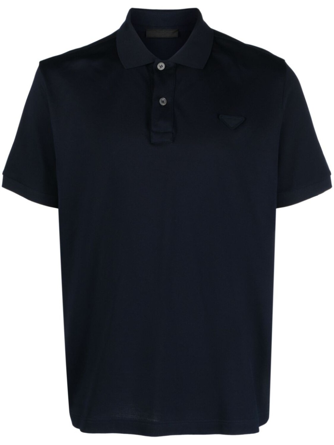 Рубашка поло из пике с логотипом Prada, синий
Рубашка поло из пике с логотипом Prada, синий