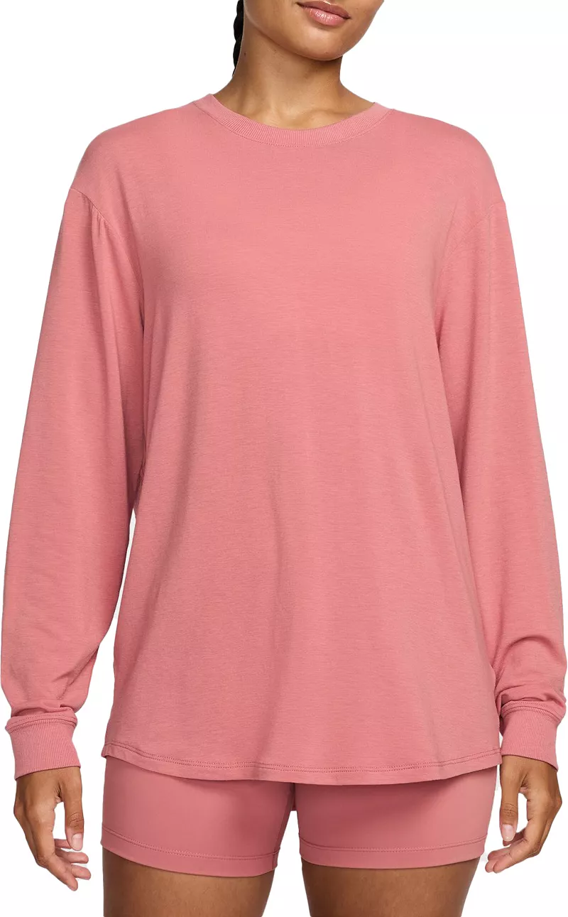 Женская футболка свободного кроя с длинными рукавами Nike One Dri-FIT, цвет Canyon Pink
Женская футболка свободного кроя с длинными рукавами Nike One Dri-FIT, цвет Canyon Pink