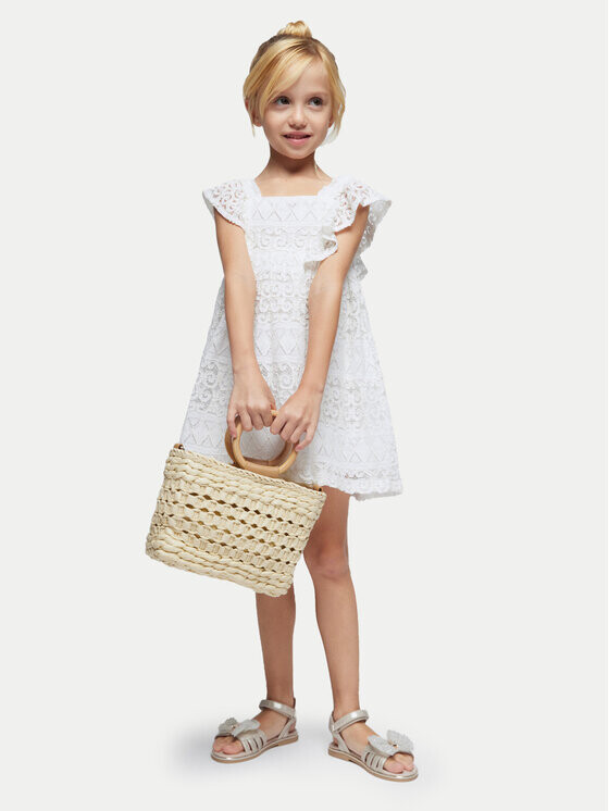 Платье стандартного кроя Mayoral, экрю 
Платье стандартного кроя Mayoral, экрю