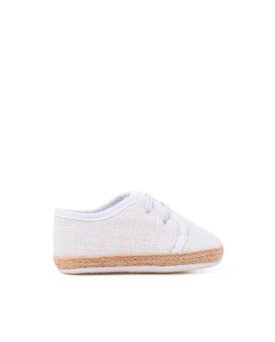 Английские туфли для мальчика из льна и джута Pisamonas, белый
Английские туфли для мальчика из льна и джута Pisamonas, белый
