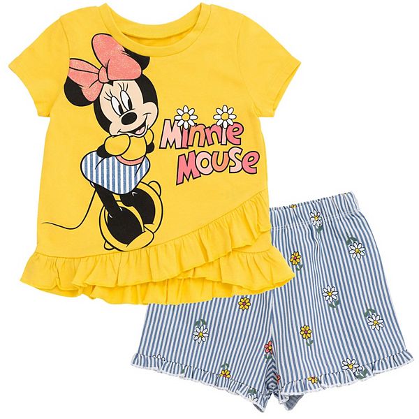 Футболка Disney Minnie Mouse и шорты из шамбре Imagikids, Yellow
Футболка Disney Minnie Mouse и шорты из шамбре Imagikids, Yellow