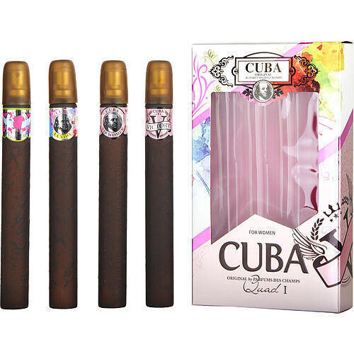 НАБОР CUBA QUAD AND EDP 4x35ML АРОМАТИЗИРОВАННАЯ ВОДА, Cuba Original
НАБОР CUBA QUAD AND EDP 4x35ML АРОМАТИЗИРОВАННАЯ ВОДА, Cuba Original
