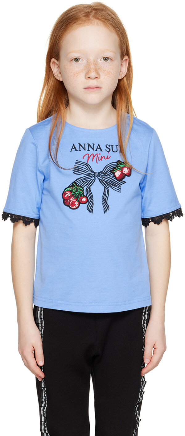 Детская синяя футболка с вышивкой ANNA SUI MINI, Синий, Детская синяя футболка с вышивкой ANNA SUI MINI
Детская синяя футболка с вышивкой ANNA SUI MINI, Синий, Детская синяя футболка с вышивкой ANNA SUI MINI