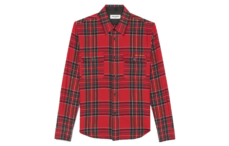 Рубашка мужская красная Saint Laurent, красный
Рубашка мужская красная Saint Laurent, красный