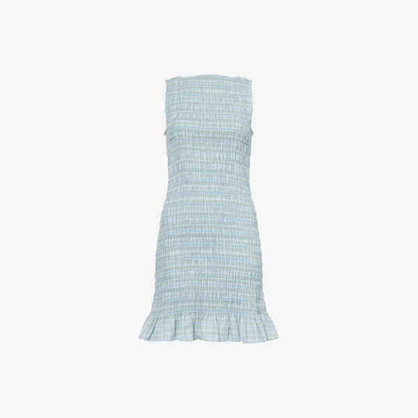 Платье мини Amy Lynn Poppy из хлопка с защипами и клетчатым принтом, зеленый
Платье мини Amy Lynn Poppy из хлопка с защипами и клетчатым принтом, зеленый