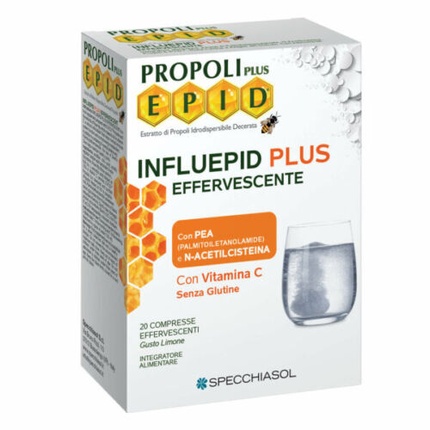 Specchiasol Influepid Plus шипучие таблетки с горошком 20 таблеток Specchiasol Srl
Specchiasol Influepid Plus шипучие таблетки с горошком 20 таблеток Specchiasol Srl