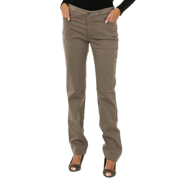 Брюки длинные из ткани стрейч 6x5j85 5n0rz женские Armani, коричневый
Брюки длинные из ткани стрейч 6x5j85 5n0rz женские Armani, коричневый