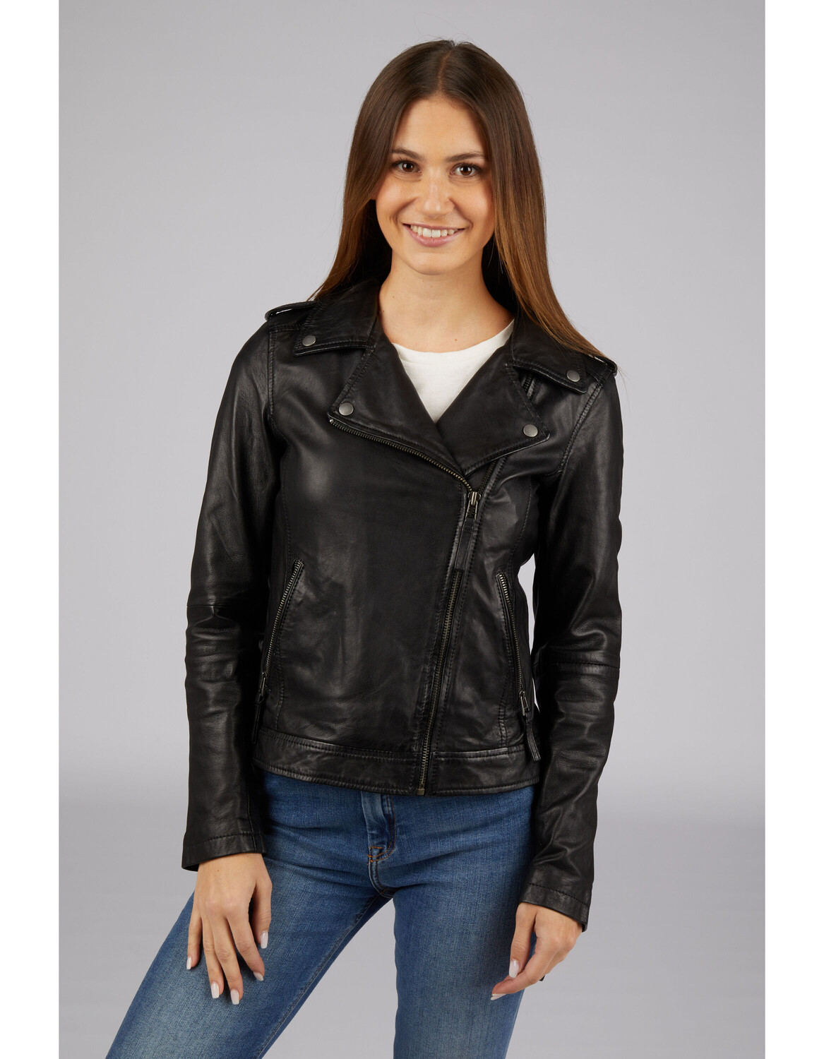 Кожаная куртка 7eleven Valbona, черный
Кожаная куртка 7eleven Valbona, черный