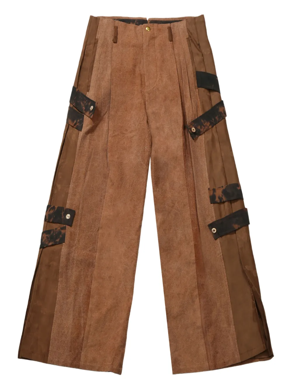 Брюки свободного кроя с пряжками и ремешками COMMUNS, коричневый
Брюки свободного кроя с пряжками и ремешками COMMUNS, коричневый