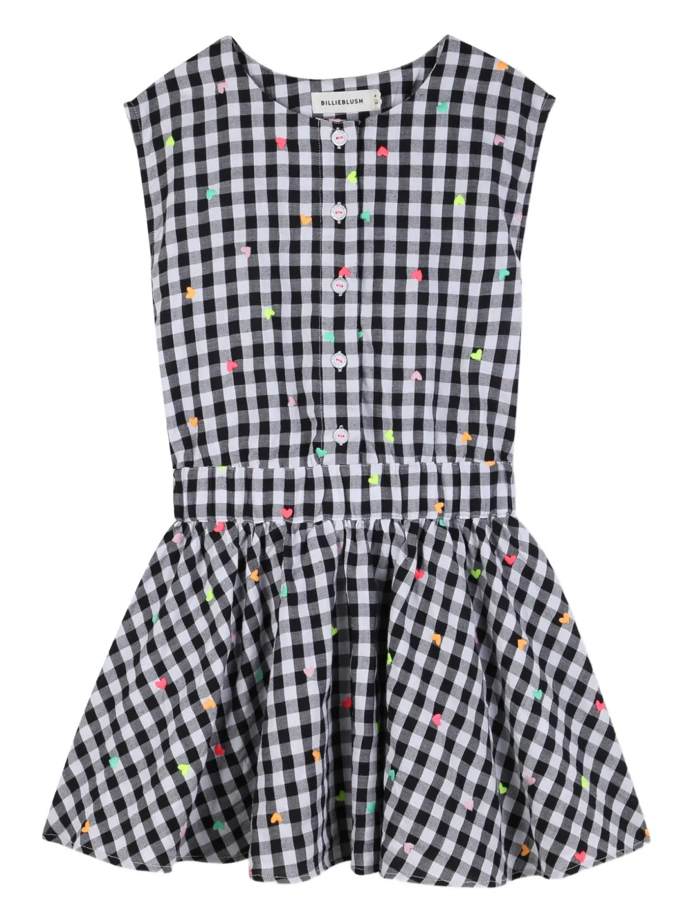 Клетчатое платье без рукавов Billieblush, черный
Клетчатое платье без рукавов Billieblush, черный