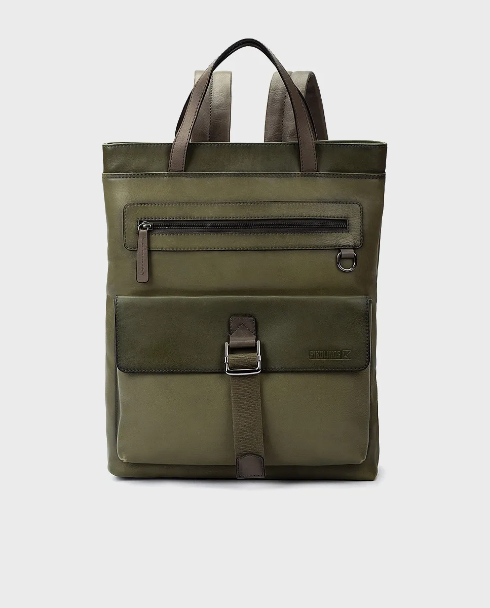 Мужская кожаная сумка с несколькими ручками Pikolinos, оливковый
Мужская кожаная сумка с несколькими ручками Pikolinos, оливковый