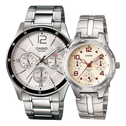 Часы CASIO Couple Waterproof Stainless Steel Strap White Analog, белый
Часы CASIO Couple Waterproof Stainless Steel Strap White Analog, белый