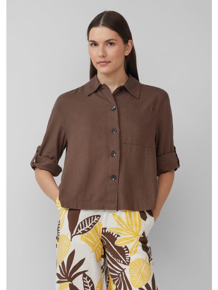 Блузка s.Oliver, коричневый 
Блузка s.Oliver, коричневый