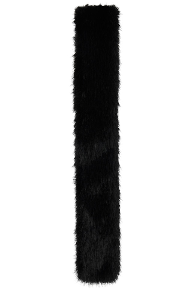 Тонкий шарф из искусственного меха Simone Rocha, черный
Тонкий шарф из искусственного меха Simone Rocha, черный